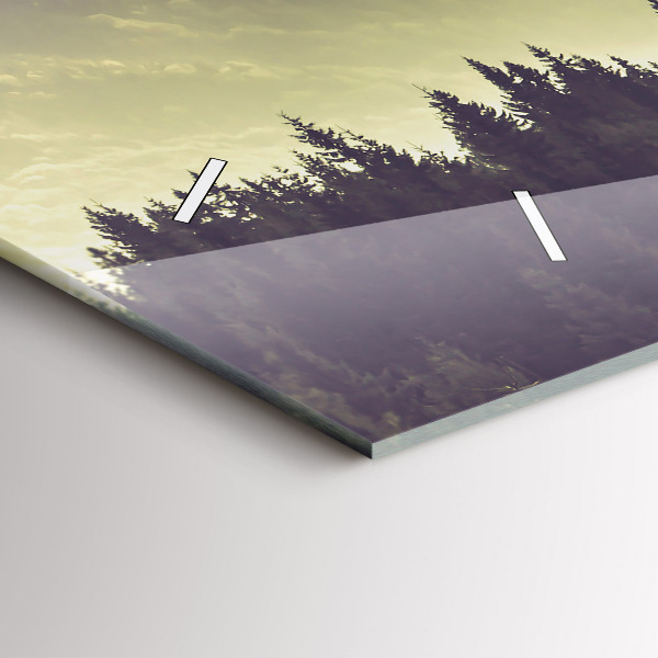 Orologi orizzontali Pendii montuosi nebbiosi