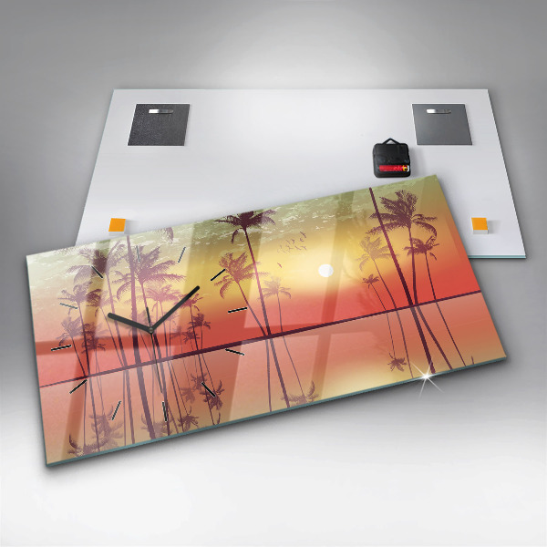 Orologi orizzontali Palme tropicali