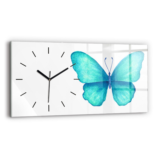 Orologi orizzontali Farfalla estiva turchese