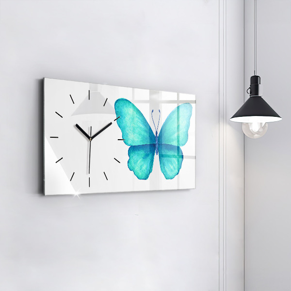 Orologi orizzontali Farfalla estiva turchese