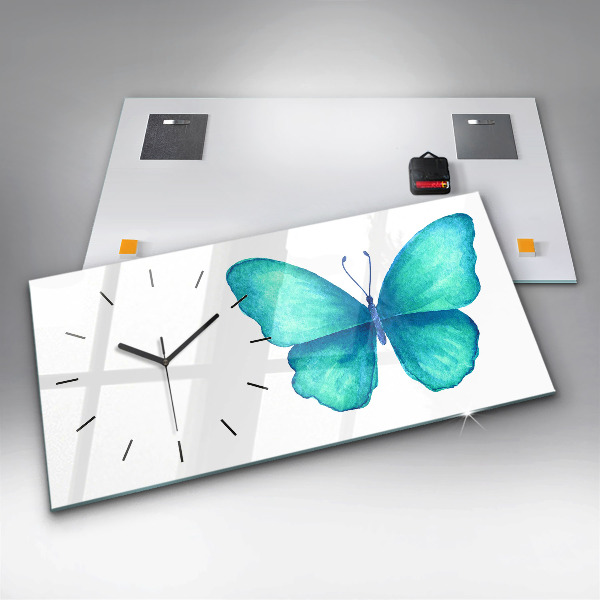 Orologi orizzontali Farfalla estiva turchese
