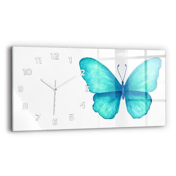 Orologi orizzontali Farfalla estiva turchese