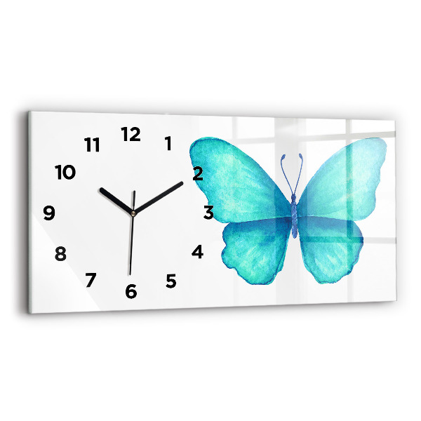 Orologi orizzontali Farfalla estiva turchese
