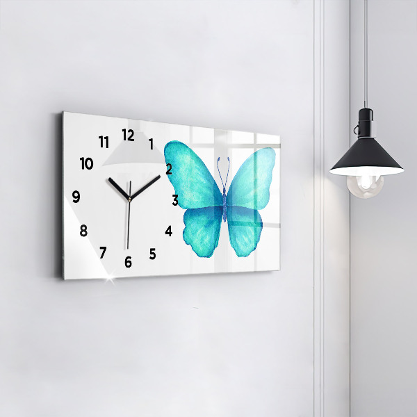 Orologi orizzontali Farfalla estiva turchese