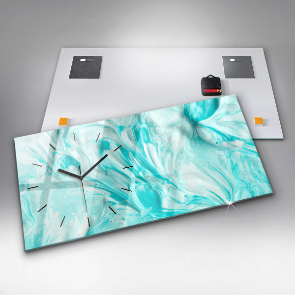 Orologi orizzontali Astrazione blu