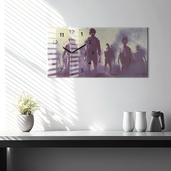 Orologi orizzontali Zombie di notte - Halloween