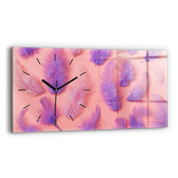 Orologi orizzontali Piume colorate
