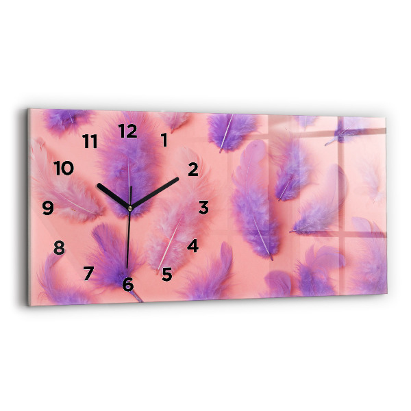 Orologi orizzontali Piume colorate