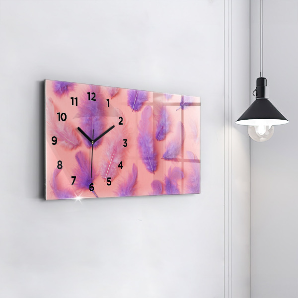 Orologi orizzontali Piume colorate