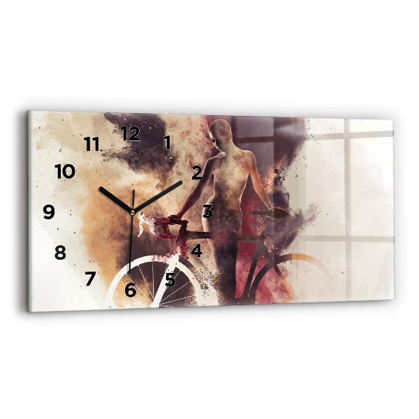 Orologi orizzontali Donna e bicicletta
