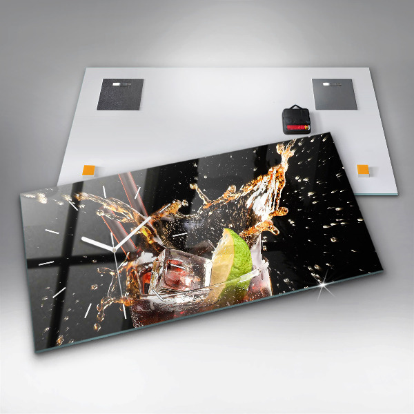 Orologio rettangolare Bere con ghiaccio