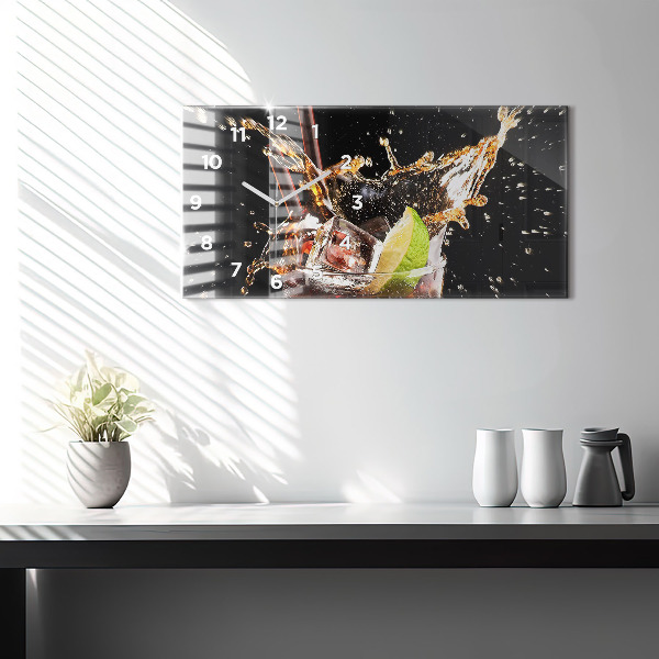 Orologio rettangolare Bere con ghiaccio