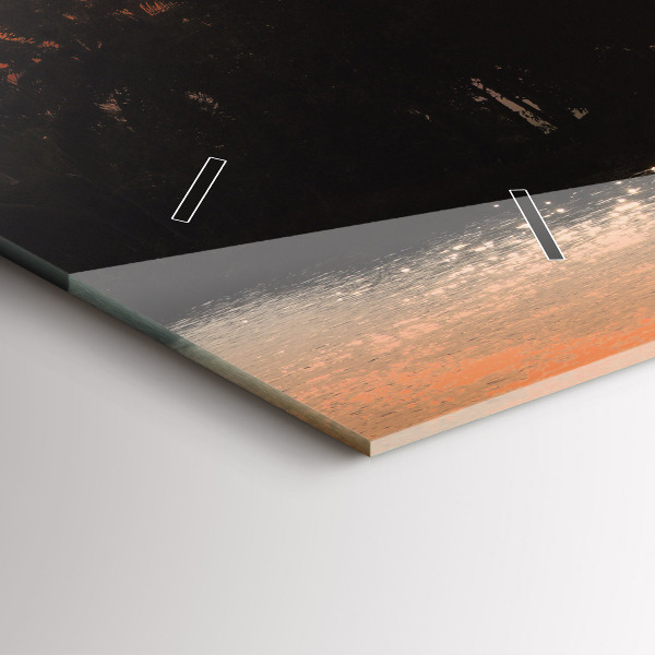 Orologi orizzontali Vacanze al tramonto con le palme