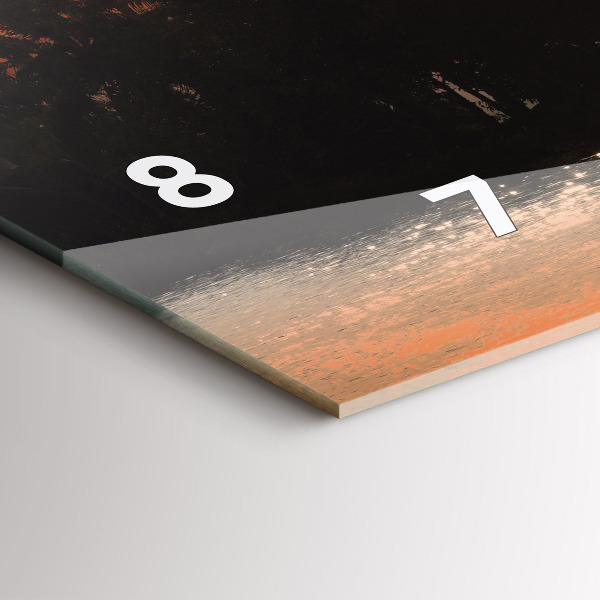 Orologi orizzontali Vacanze al tramonto con le palme