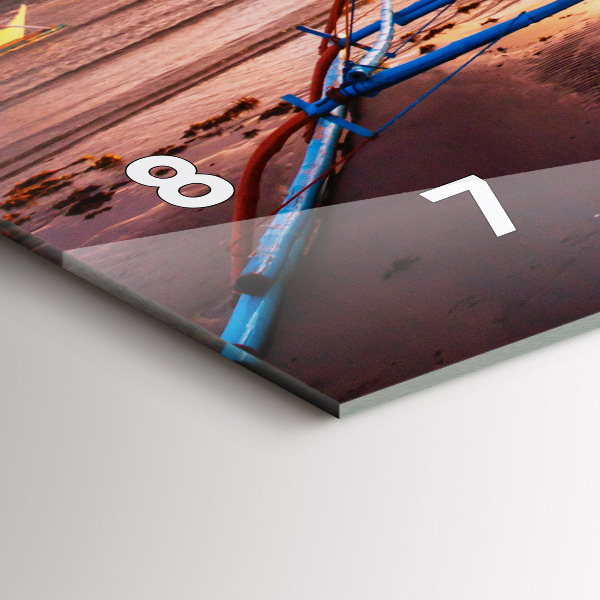 Orologi orizzontali Barca e tramonto