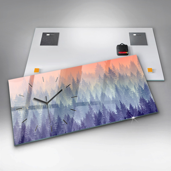 Orologi orizzontali Foresta nella nebbia