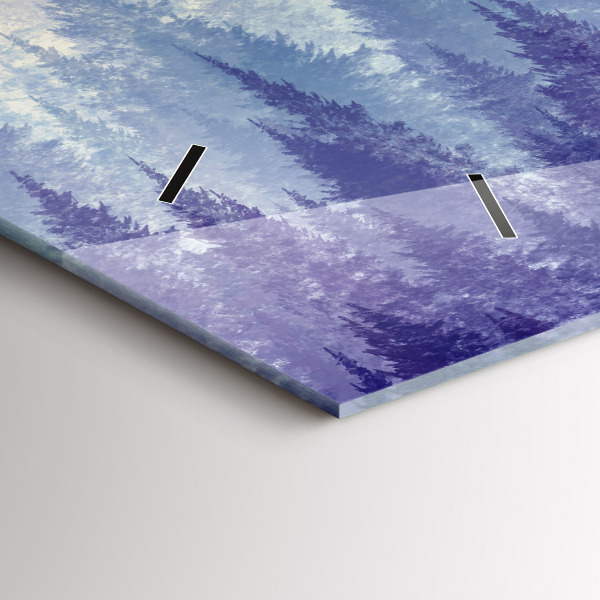 Orologi orizzontali Foresta nella nebbia