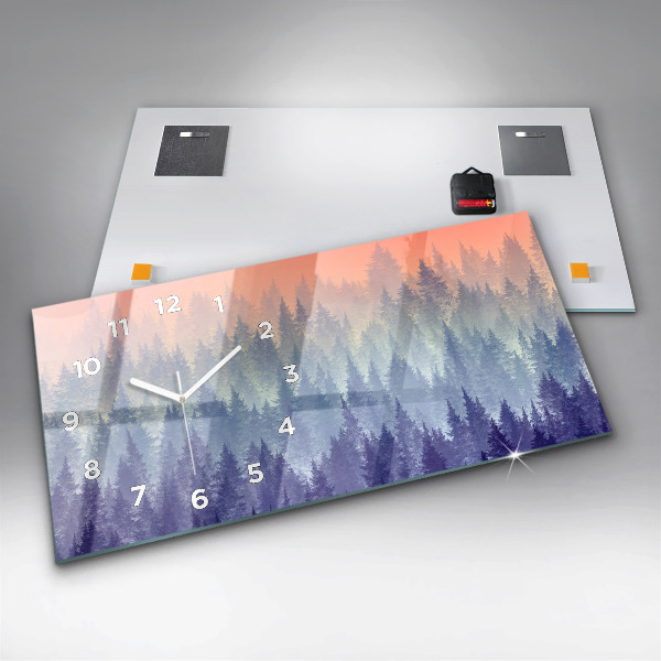 Orologi orizzontali Foresta nella nebbia