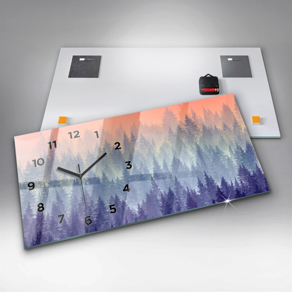 Orologi orizzontali Foresta nella nebbia