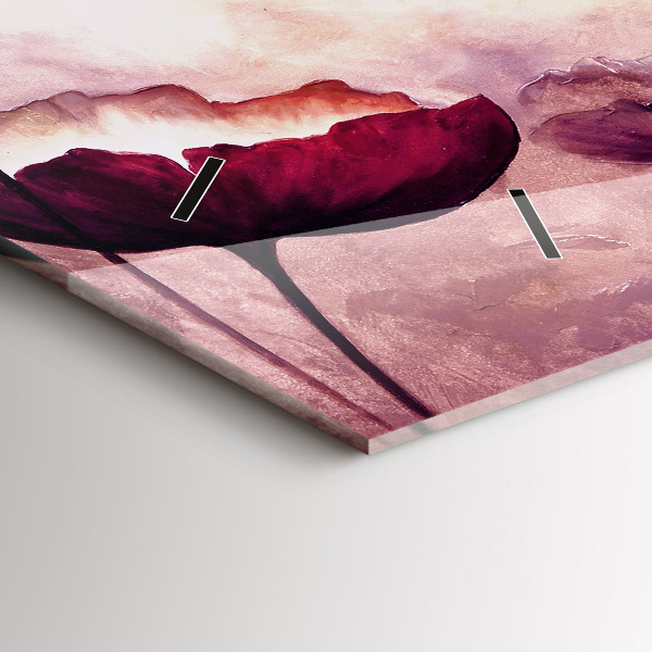 Orologi orizzontali Fiori Papaveri in fiore