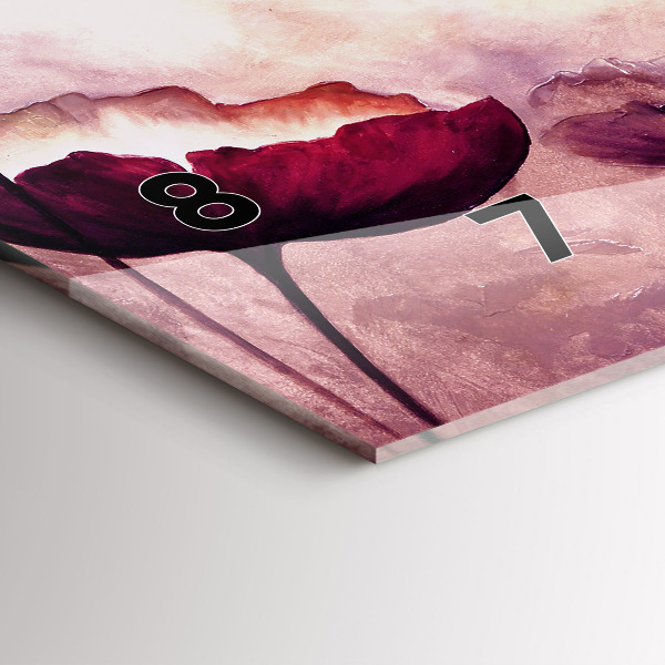 Orologi orizzontali Fiori Papaveri in fiore