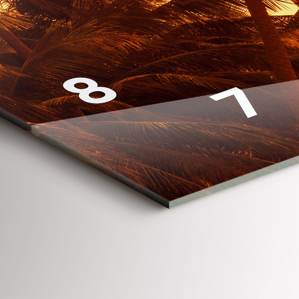 Orologi orizzontali Palme soleggiate