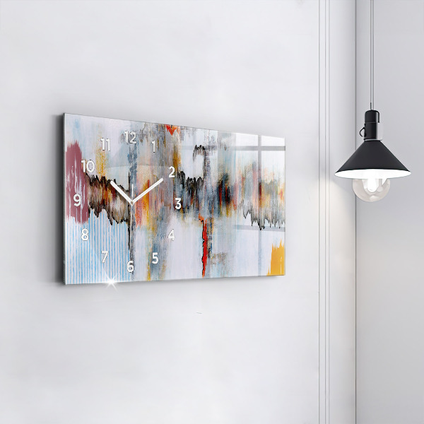 Orologio rettangolare Astrazione