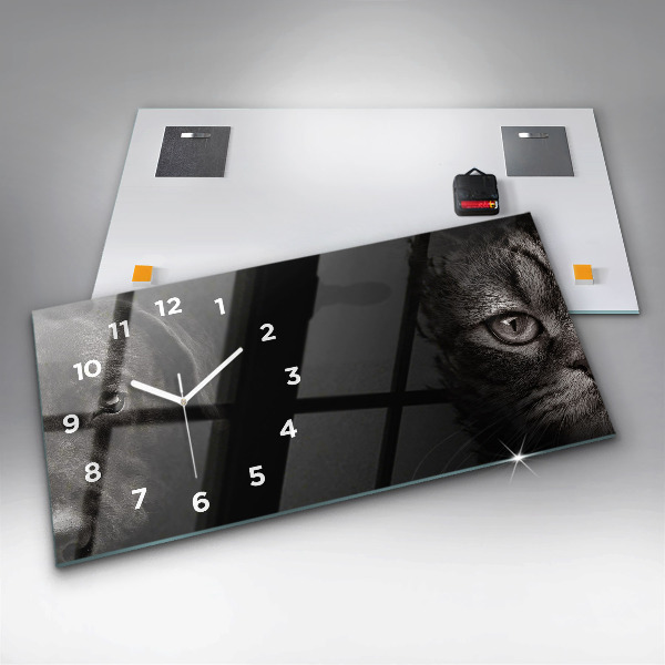 Orologio rettangolare Cane e gatto Scottish Fold