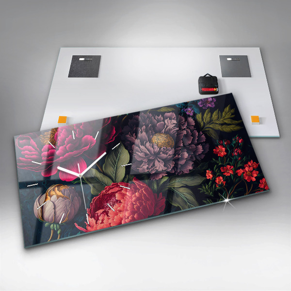 Orologi orizzontali Mazzo di fiori d'epoca