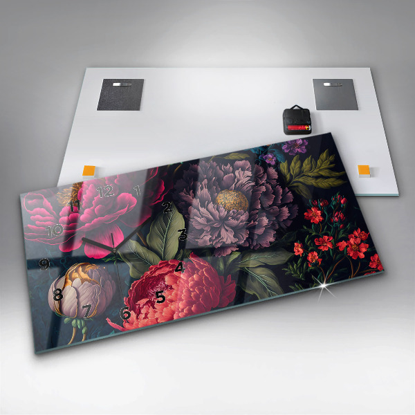 Orologi orizzontali Mazzo di fiori d'epoca