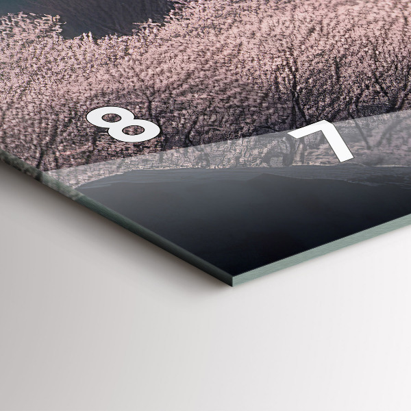 Orologi orizzontali Ciliegi in fiore della torre asiatica