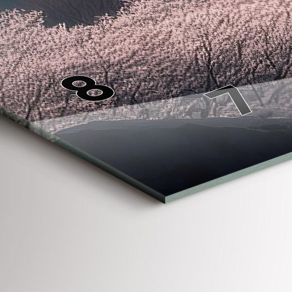 Orologi orizzontali Ciliegi in fiore della torre asiatica