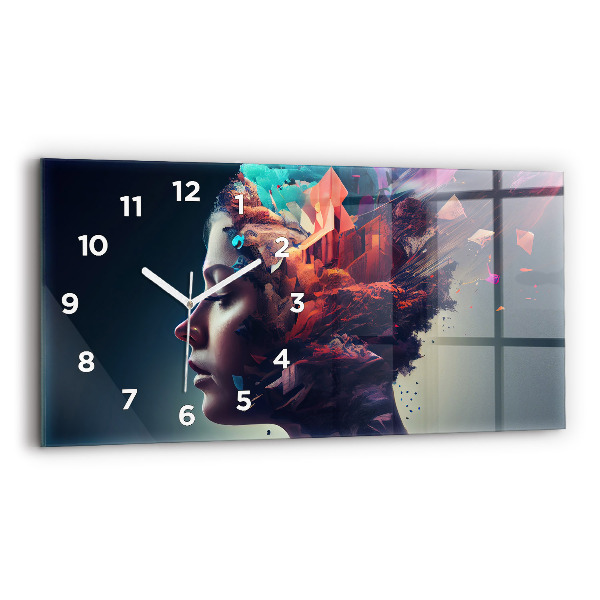 Orologi orizzontali Emozioni donna astratta