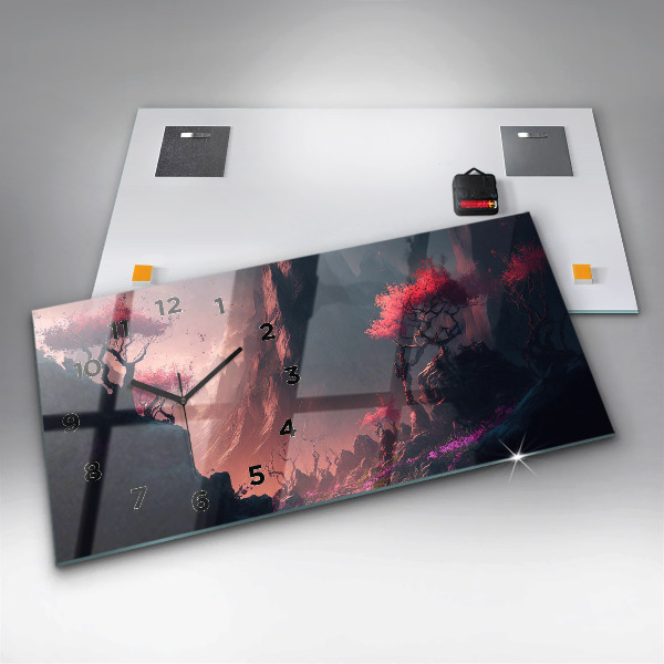 Orologi orizzontali Foresta magica e catena montuosa