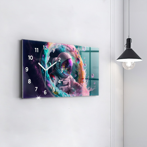 Orologi orizzontali Cosmonauta nuvole colorate