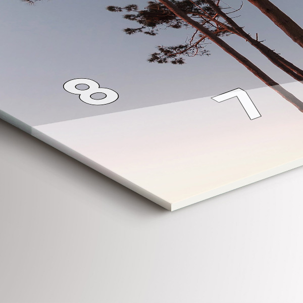 Orologi orizzontali Mezzaluna e alberi