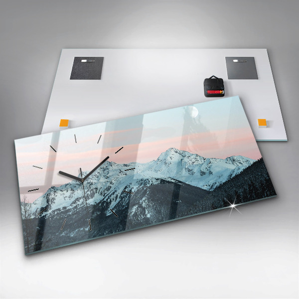 Orologi orizzontali Catena montuosa in inverno