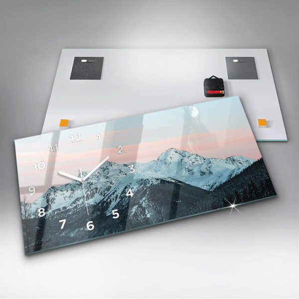 Orologi orizzontali Catena montuosa in inverno