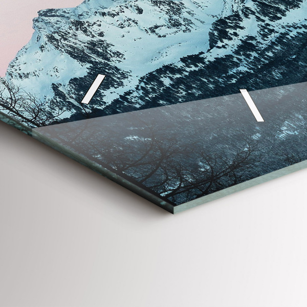 Orologi orizzontali Catena montuosa in inverno