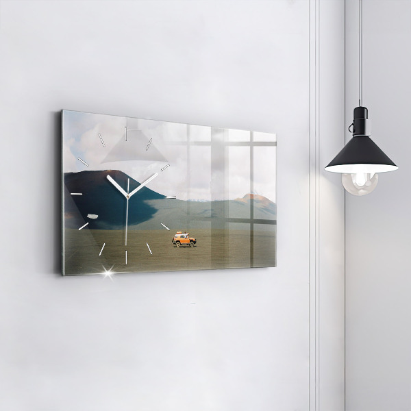 Orologi orizzontali Veicolo nel deserto della Kamchatka