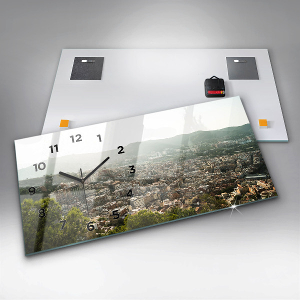 Orologi orizzontali Barcellona vista Montjuic