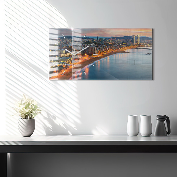 Orologio rettangolare Spiaggia di Barcellona