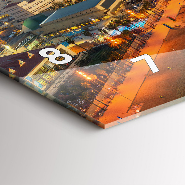 Orologio rettangolare Spiaggia di Barcellona