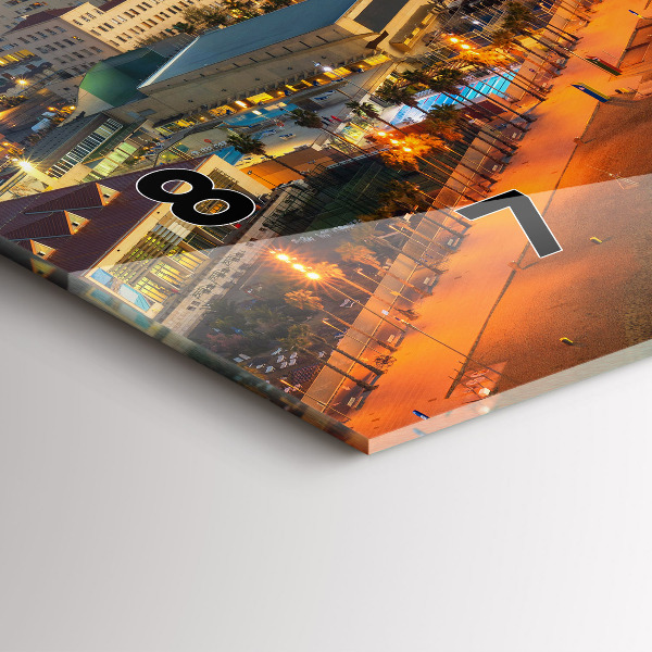 Orologio rettangolare Spiaggia di Barcellona