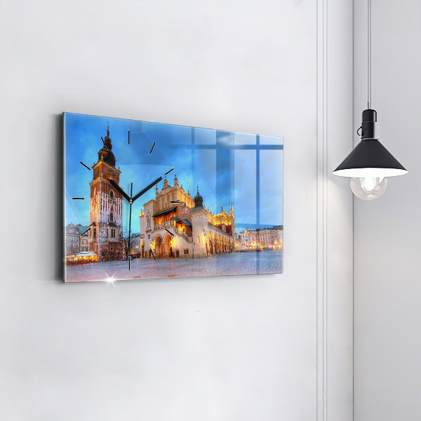 Orologio rettangolare Piazza del Mercato Principale di Cracovia