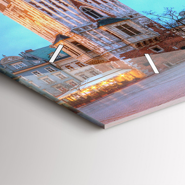 Orologio rettangolare Piazza del Mercato Principale di Cracovia