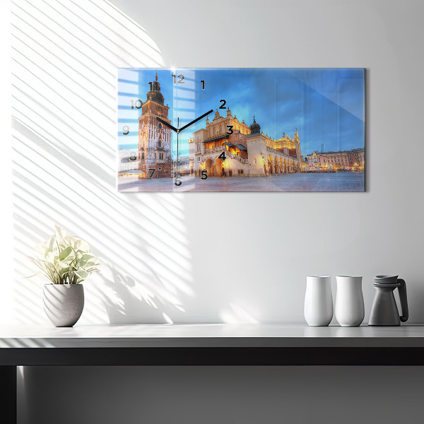 Orologio rettangolare Piazza del Mercato Principale di Cracovia