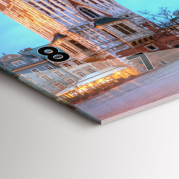 Orologio rettangolare Piazza del Mercato Principale di Cracovia