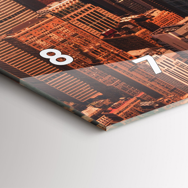 Orologi orizzontali Panorama della città ovest