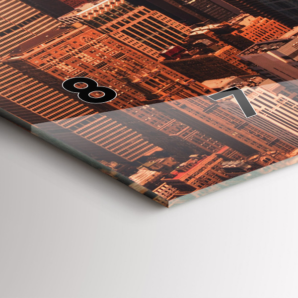 Orologi orizzontali Panorama della città ovest